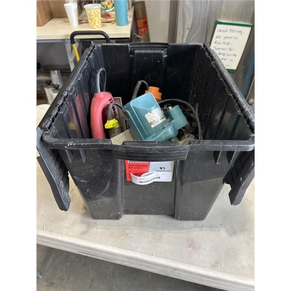TOTE OF WORKING POWER TOOLS, CIRCULAR SAW, JIGSAW ETC