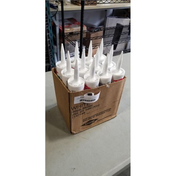 12 NEW TUBES DOW DOWSIL BULIDING SEALANT/CAULKING