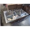 Image 1 : STAINLESS DOUBLE SINK