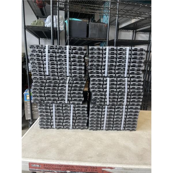 6 NEW BUNDLES 12" x 12" DECK TILES, 8 TILES 8SQ/FT PER BUNDLE, 48 SQ/FT TOTAL