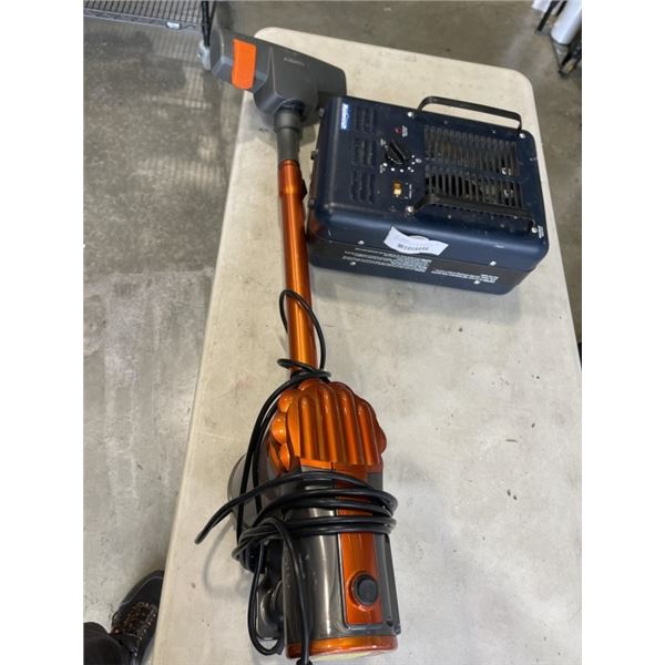 MASTERCRAFT ELECTRIC HEATER AND CORDLESS VACUUM