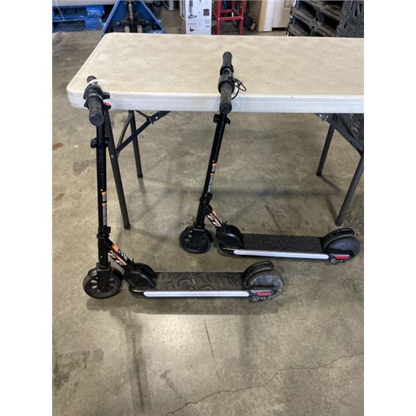 TWO JETSON E-SCOOTERS STORE RETURN NO CHARGERS