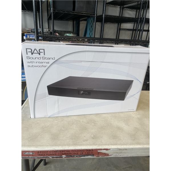 NEW RAR BLUETOOTH TV STAND SPEAKER WITH BUILT IN SUB
