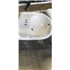 Image 2 : WHITE 2PC PORCELAIN VANITY SINK
