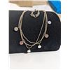 Image 2 : VINTAGE TRIPLE STRAND SILVER NECKLACE