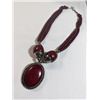 Image 3 : INDIAN SILVER W/ STONES NECKLACE
