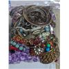 Image 2 : 2 LARGE BAGS OF MISC JEWELRY, BEADS, PARTS ETC