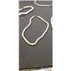 Image 2 : 4 NECKLACES, PEARLS AND SHELLS