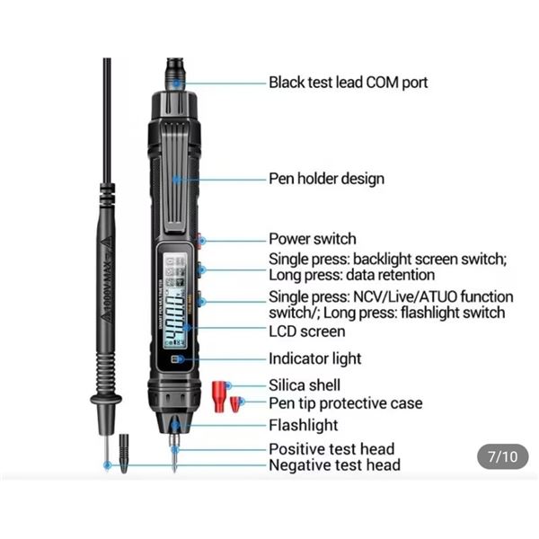 NEW DIGITAL MULTIMETER PEN STYLE