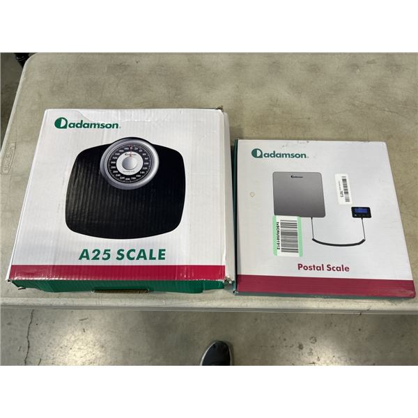 ADAMSON POSTAL SCALE AND ADAMSON A25 SCALE