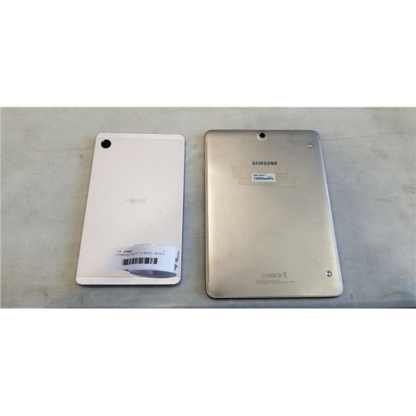2 SAMSUNG TABLETS. 1 IS MODEL SM-5813, 1 IS MODEL SM-X115