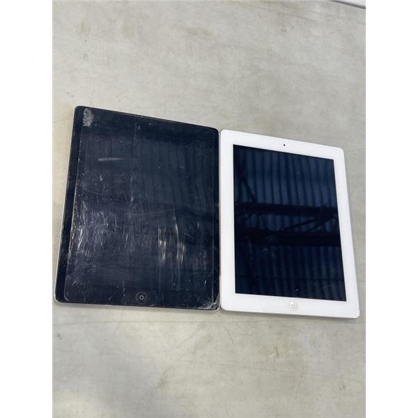 2 IPADS. MODEL A1430 AND MODEL A1416. CONDITION UNKNOWN