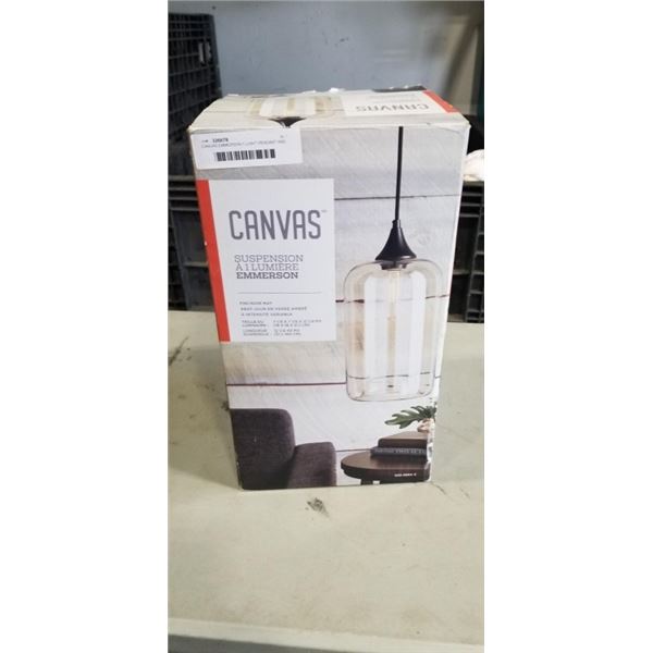 CANVAS EMMERSON 1 LIGHT PENDANT AND 2 THE GOOD DOCTOR HANGING LIGHTS