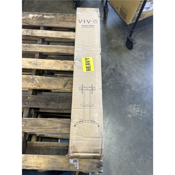 VIVO BLACK MOBILE TV CART
