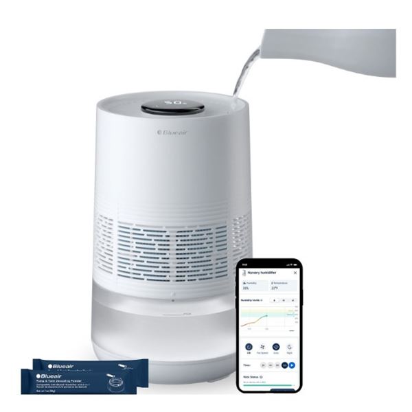 BLUEAIR COOL MIST HUMIDIFIER GEN 3 W/ INVISIBLE MIST TECHNOLOGY - TESTED WORKING, RETAIL $199