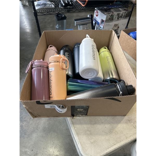 10 LULULEMON WATER BOTTLES