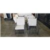 Image 1 : 4 PATIO CHAIRS WITH CUSHIONS