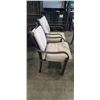 Image 4 : 4 PATIO CHAIRS WITH CUSHIONS