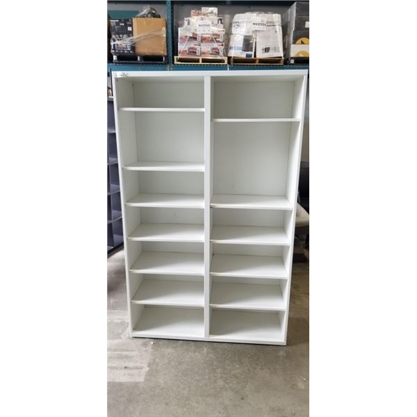 48 INCH WIDE DOUBLE COLUMN BOOKSHELF