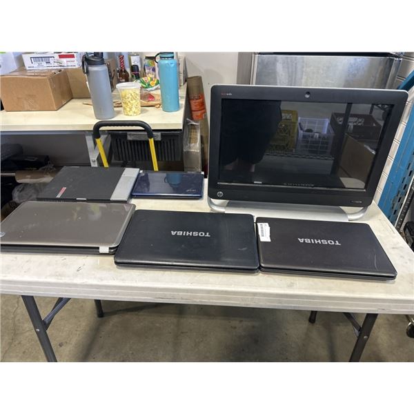 ASSORTED PARTS LAPTOPS AND ALL IN ONE
