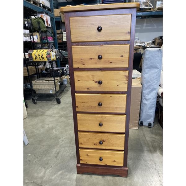 7 DRAWER PINE LINGERIE CHEST