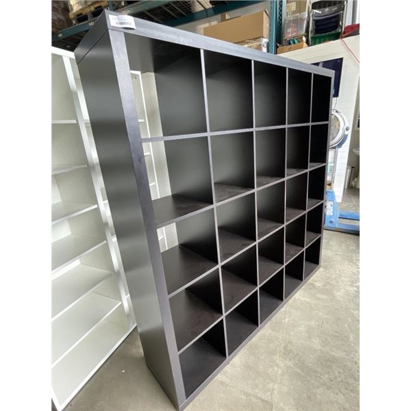 LARGE BLACK 25 CUBE CUBICLE SHELF