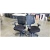 Image 1 : 2 BLACK ROLLING OFFICE CHAIRS