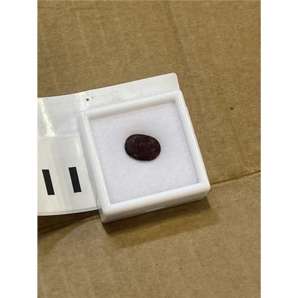 7.2CT NATURAL GARNET GEMSTONE, UNTREATED, OVAL CUT - RETAIL $620