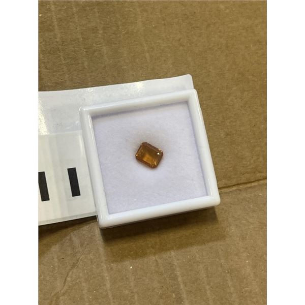 4.2CT NATURAL YELLOW SAPPHIRE GEMSTONE, UNTREATED, EMERALD CUT - RETAIL $920