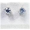 Image 1 : STERLING SILVER CZ ROUND SHAPE EARRINGS, W/A  $550.00.