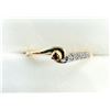Image 4 : GOLD PLATED STERLING SILVER NATURAL GARNET WITH CZ RING, SIZE 6.75, W/A $650.00. GARNET IS THE BIRTH