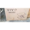 Image 1 : VIVO BLACK SINGLE TOP DESK RISER