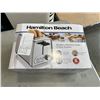 Image 3 : HAMILTON BEACH 2 SLICE MODERN CHROME TOASTER - TESTED WORKING