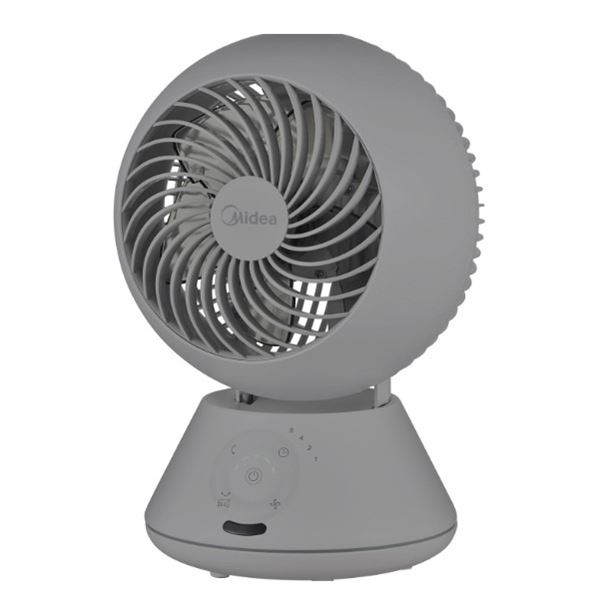 MIDEA TURBO BREEZE DIGITAL AIR CIRCULATOR TABLE FAN 6" - TESTED WORKING