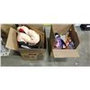 Image 1 : 2 BOXES OF ASSORTED NEW KIDS TOYS AND GIFT ITEMS, VINTAGE MICKEY MOUSE, AND PICTURE FRAMES ETC
