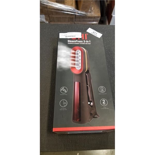 CHI STEAMPRESS 3-IN-1 HANDHELD FABRIC IRON AND STEAMER - TESTED WORKING, RETAIL $109