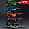 Image 1 : NEW FIVE-PIECE UNISEX WRAPAROUND STYLE SUNGLASSES