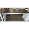Image 4 : 2 PIECE BESTAR MODULAR OFFICE DESK, HALF LIFT HALF FIXED, 2 DRAWERS FILING STORAGE ADJUSTABLE, TOTAL