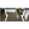 Image 6 : 2 PIECE BESTAR MODULAR OFFICE DESK, HALF LIFT HALF FIXED, 2 DRAWERS FILING STORAGE ADJUSTABLE, TOTAL