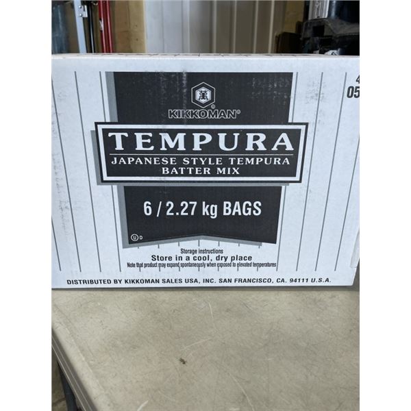 CASE OF NEW KIKKOMAN TEMPURA BATTER MIX