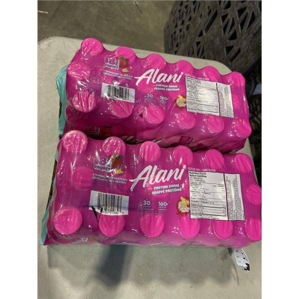 2 CASES OF ALANI NU STRAWBERRY SHORTCAKE PROTEIN DRINKS, SEP 2026