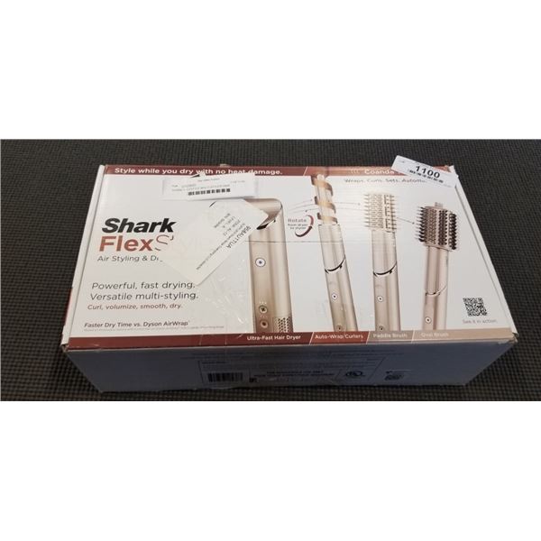 SHARK FLEXSTYLE MULTI-STYLER HAIR STRAIGHENER - TESTED WORKING, RETAIL $349