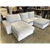 Image 2 : IKEA KIVIK SECTIONAL WITH STORAGE OTTOMAN, IN GOOD CLEAN SHAPE, NO RIPS OR TEARS