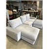 Image 3 : IKEA KIVIK SECTIONAL WITH STORAGE OTTOMAN, IN GOOD CLEAN SHAPE, NO RIPS OR TEARS
