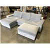 Image 4 : IKEA KIVIK SECTIONAL WITH STORAGE OTTOMAN, IN GOOD CLEAN SHAPE, NO RIPS OR TEARS