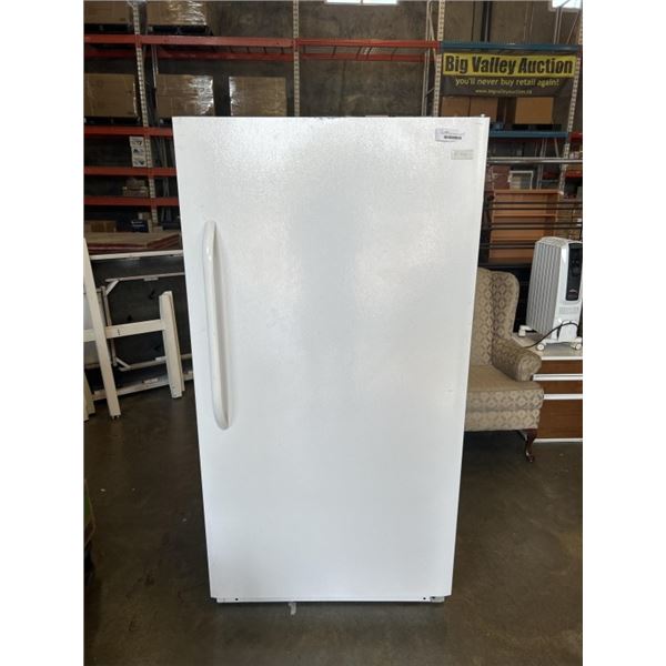 FRIGIDAIRE UPRIGHT FREEZER, WORKING