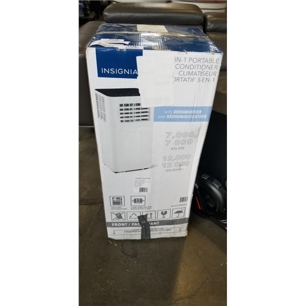 INSIGNIA 12K BTU PORTABLE AIR CONDITIONER - TESTED WORKING