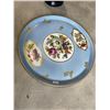 Image 2 : LIMOGES DECORATIVE PLATTER AND WEDGEWOOD FIGURE
