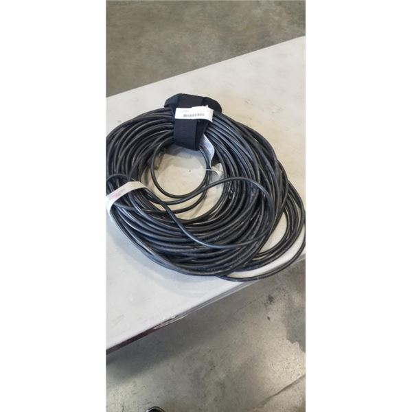 APPROX 200 FOOT BLACK EXTENSION CORD. 16AWG 3C
