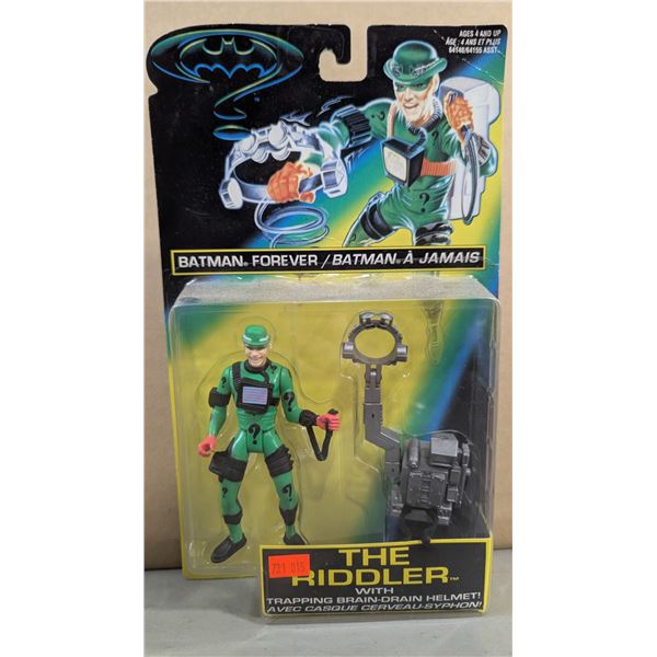 VTG Kenner Batman Forever The Riddler Brain Drain Helmet Action Figure